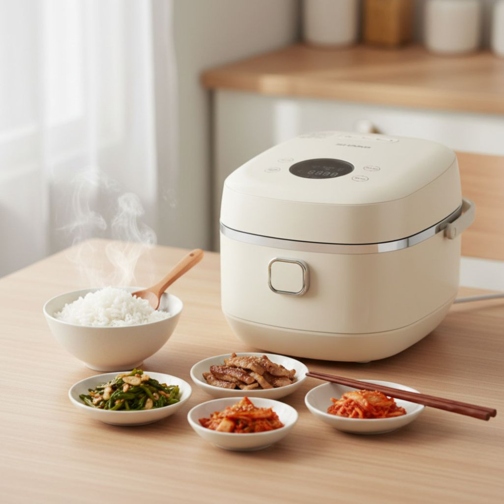 Nồi cơm cao tần Sharp 1 lít KS-IH10IX-WH - Hàng chính hãng
