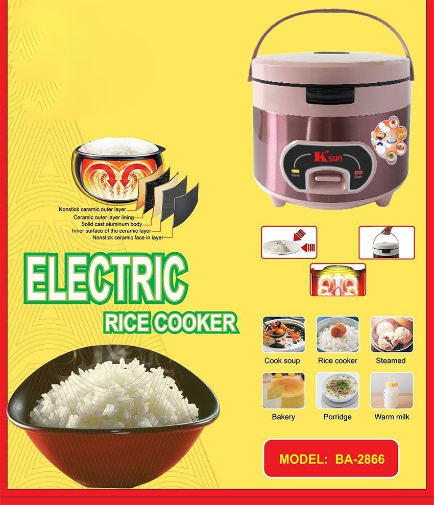 Nồi cơm điện 1.8L K'sun BA-2866 - Hàng chính hãng