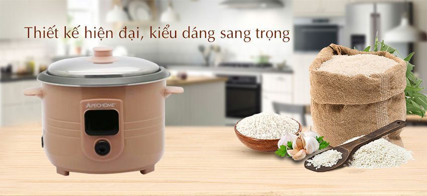 Nồi cơm điện Apechome APH-444R - Hàng chính hãng