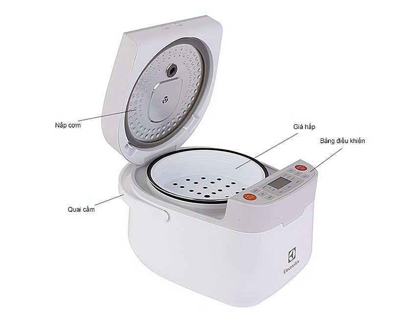 Nồi cơm điện Electrolux ERC-6603W - Hàng chính hãng