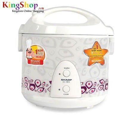 Nồi cơm điện Sharp KS-19EV - Dung tích 1.8L - Hàng chính hãng