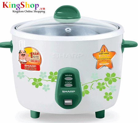 Nồi cơm điện Sharp KSH-311V - Dung tích 1.1L - Hàng chính hãng