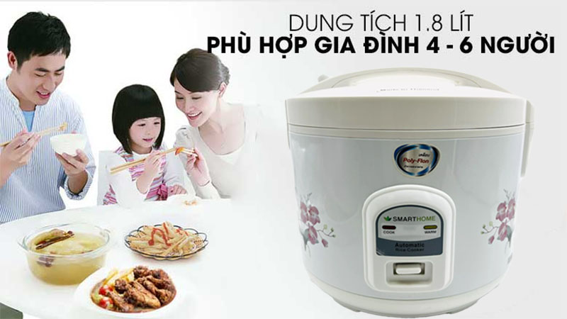 Nồi cơm điện Smarthome RC01/650-1803 - Hàng chính hãng