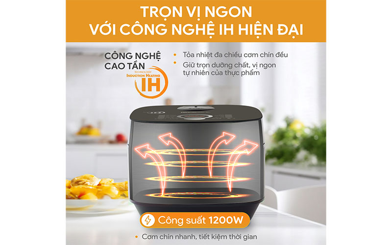 Nồi cơm điện cao tần BlueStone RCB-5995 - Hàng chính hãng