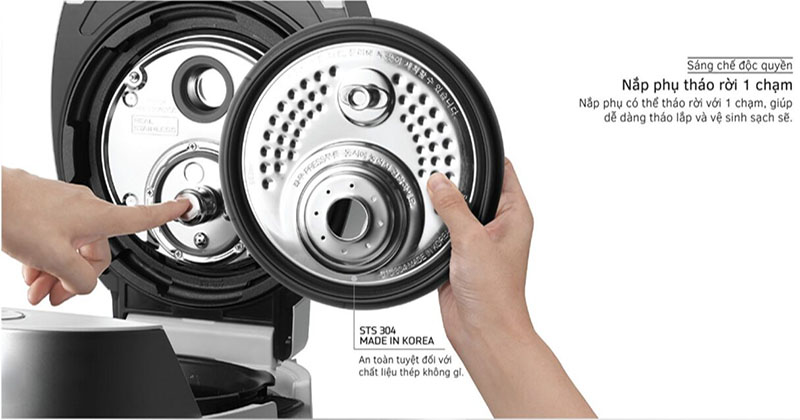 Nồi cơm điện cao tần Cuckoo CRP-LHTR1010FW - Hàng chính hãng