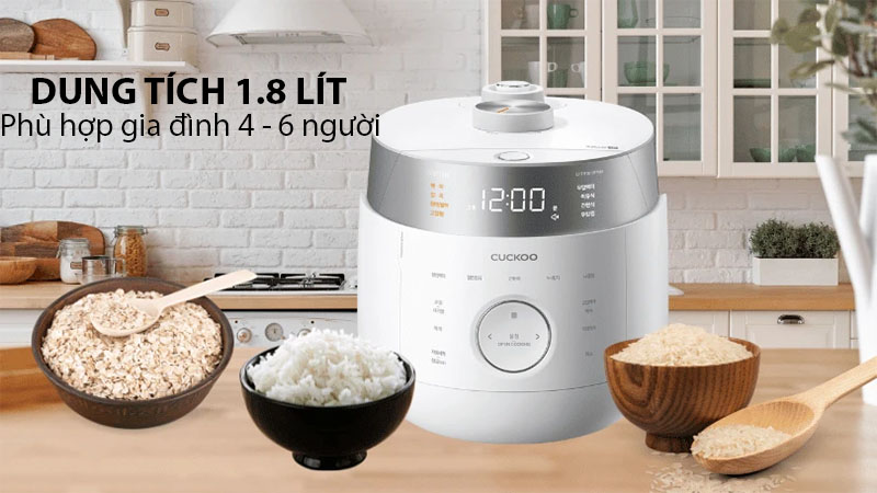 Nồi cơm điện cao tần Cuckoo CRP-LHTR1010FW - Hàng chính hãng