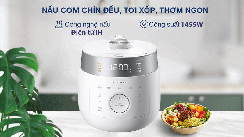 Nồi cơm điện cao tần Cuckoo CRP-LHTR1010FW - Hàng chính hãng