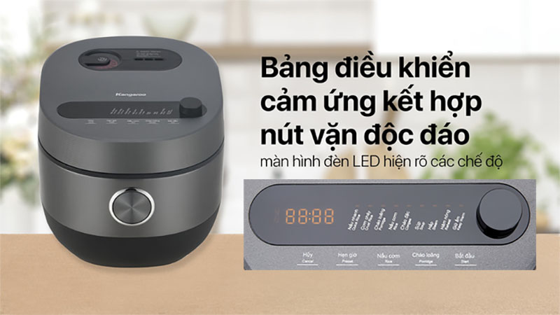 Nồi cơm điện cao tần Kangaroo KG18RIH2 - Hàng chính hãng
