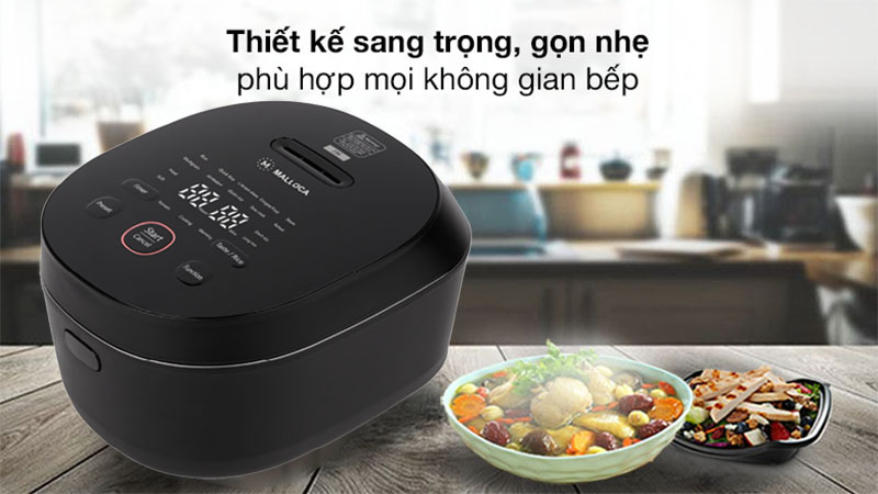Nồi cơm điện cao tần Malloca MRC-IH01E - Hàng chính hãng