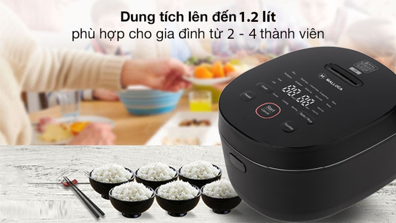 Nồi cơm điện cao tần Malloca MRC-IH01E - Hàng chính hãng