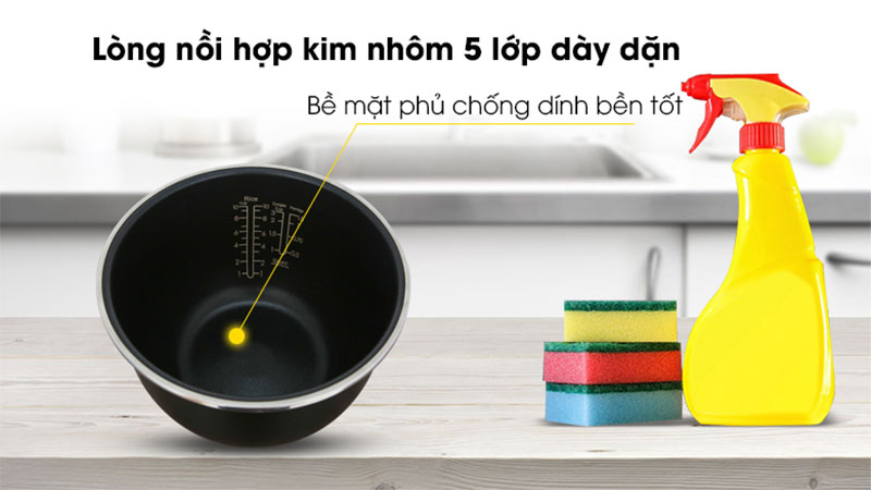 Nồi cơm điện cao tần Midea MB-HS5007 - Hàng chính hãng