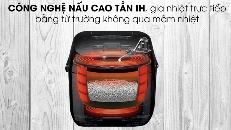 Nồi cơm điện cao tần Midea MB-HS5007 - Hàng chính hãng