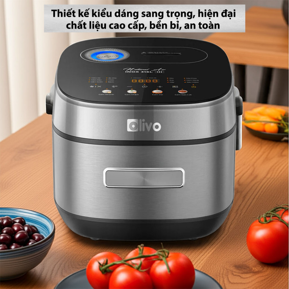 Nồi cơm điện cao tần Olivo RC900IH 1.5L - Hàng chính hãng
