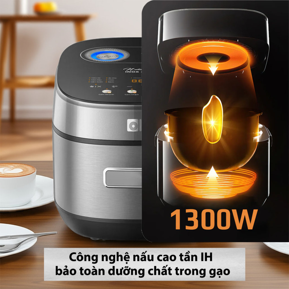 Nồi cơm điện cao tần Olivo RC900IH 1.5L - Hàng chính hãng
