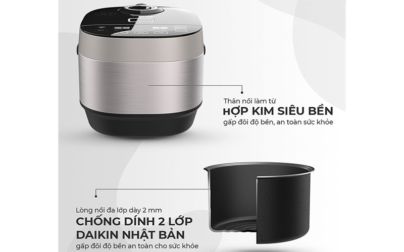 Nồi cơm cao tần Sunhouse Mama SHD8959 - Hàng chính hãng