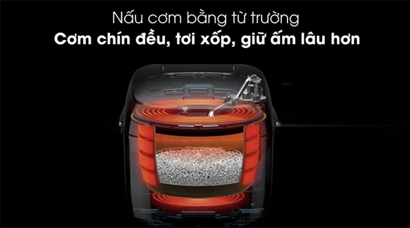 Nồi cơm điện cao tần Toshiba RC-10IX1PV - Hàng chính hãng