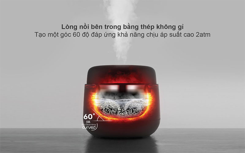 Nồi cơm điện cao tần áp suất kép Cuckoo CRP-NHTR0610FGW/FB/FP - Hàng chính hãng