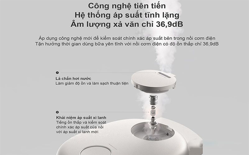 Nồi cơm điện cao tần áp suất kép Cuckoo CRP-NHTR1010FGW/FB/FP - Hàng chính hãng