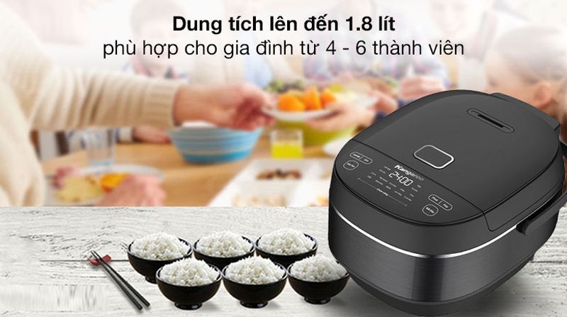 Nồi cơm điện cao tần Kangaroo KG18RIH1 - Hàng chính hãng