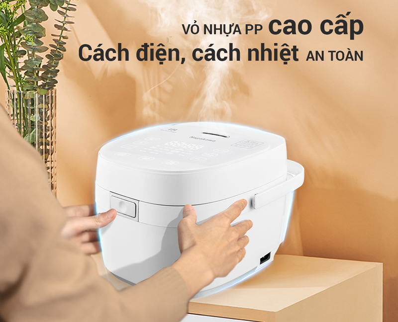 Nồi cơm điện cao tần 1.2L Nagakawa NAG0140 - Hàng chính hãng
