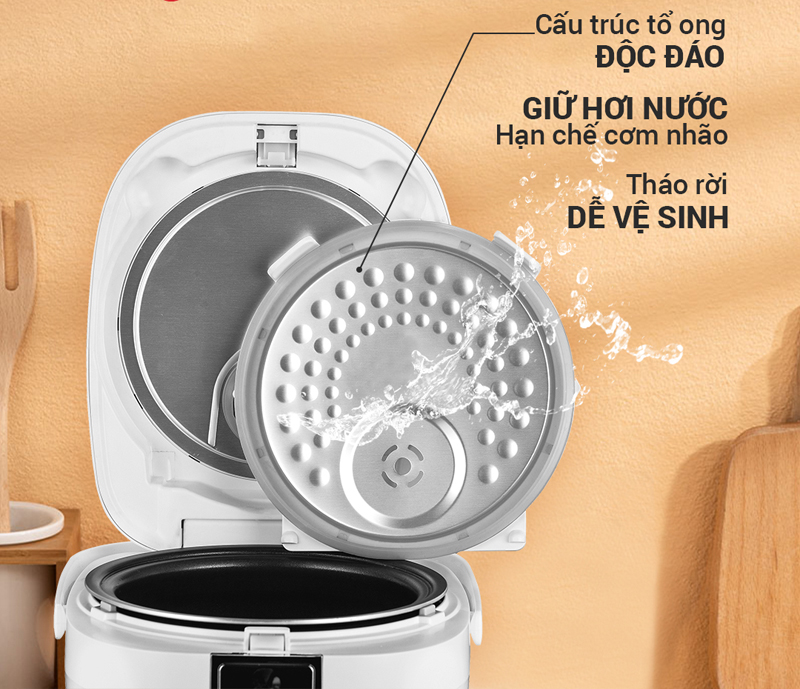 Nồi cơm điện cao tần 1.2L Nagakawa NAG0140 - Hàng chính hãng