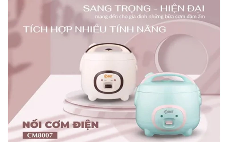 Nồi cơm điện nắp gài Comet CM8007 - Hàng chính hãng