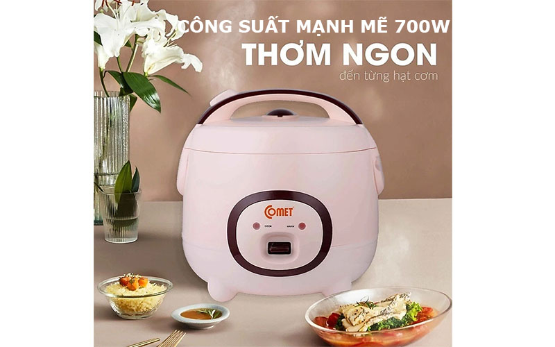 Nồi cơm điện nắp gài Comet CM8007 - Hàng chính hãng