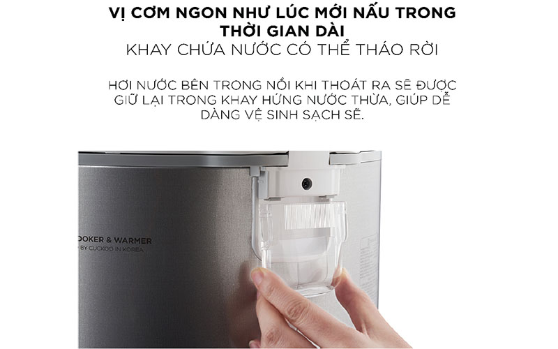 Nồi cơm điện nắp gài Cuckoo 2.5 lít CR-1420/SIVNCV - Hàng chính hãng