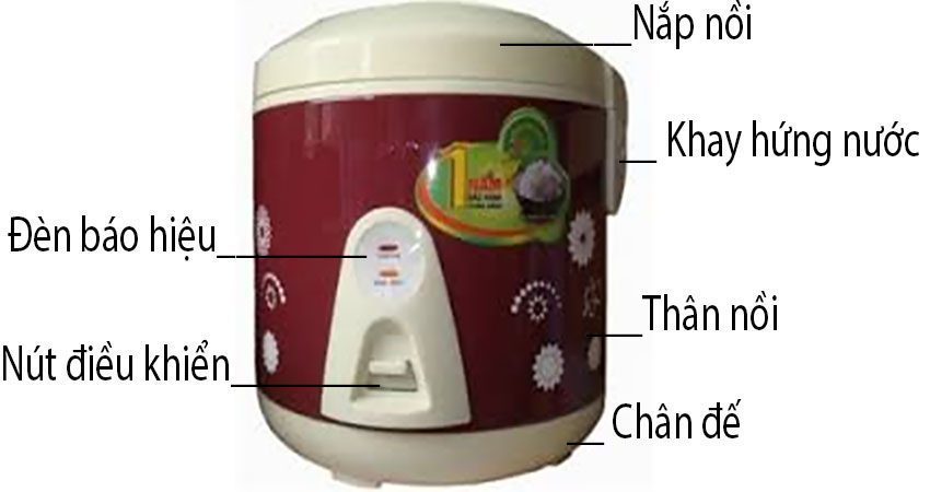 Nồi cơm điện nắp gài Fujika FJ-NC1805 - Hàng chính hãng