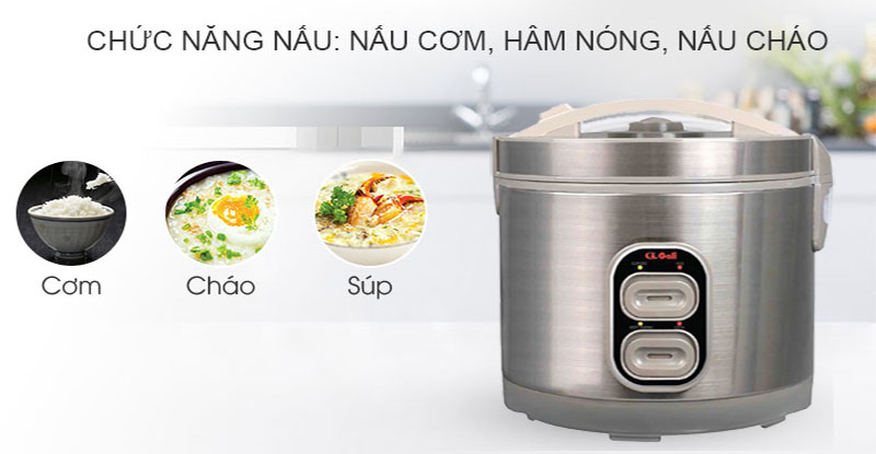 Nồi cơm điện Gali GL-1712  - Hàng chính hãng