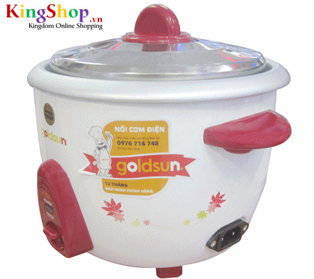 Nồi cơm điện nắp rời Goldsun ARC-G12C1(S) - Dung tích 1.2L - Hàng chính hãng
