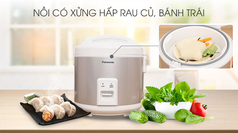 Nồi cơm điện nắp gài Panasonic SR-MVN187LRA - Hàng chính hãng
