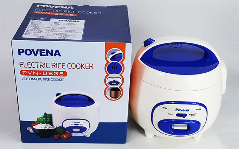 Nồi cơm điện nắp gài Povena PVN-0835 - Hàng chính hãng