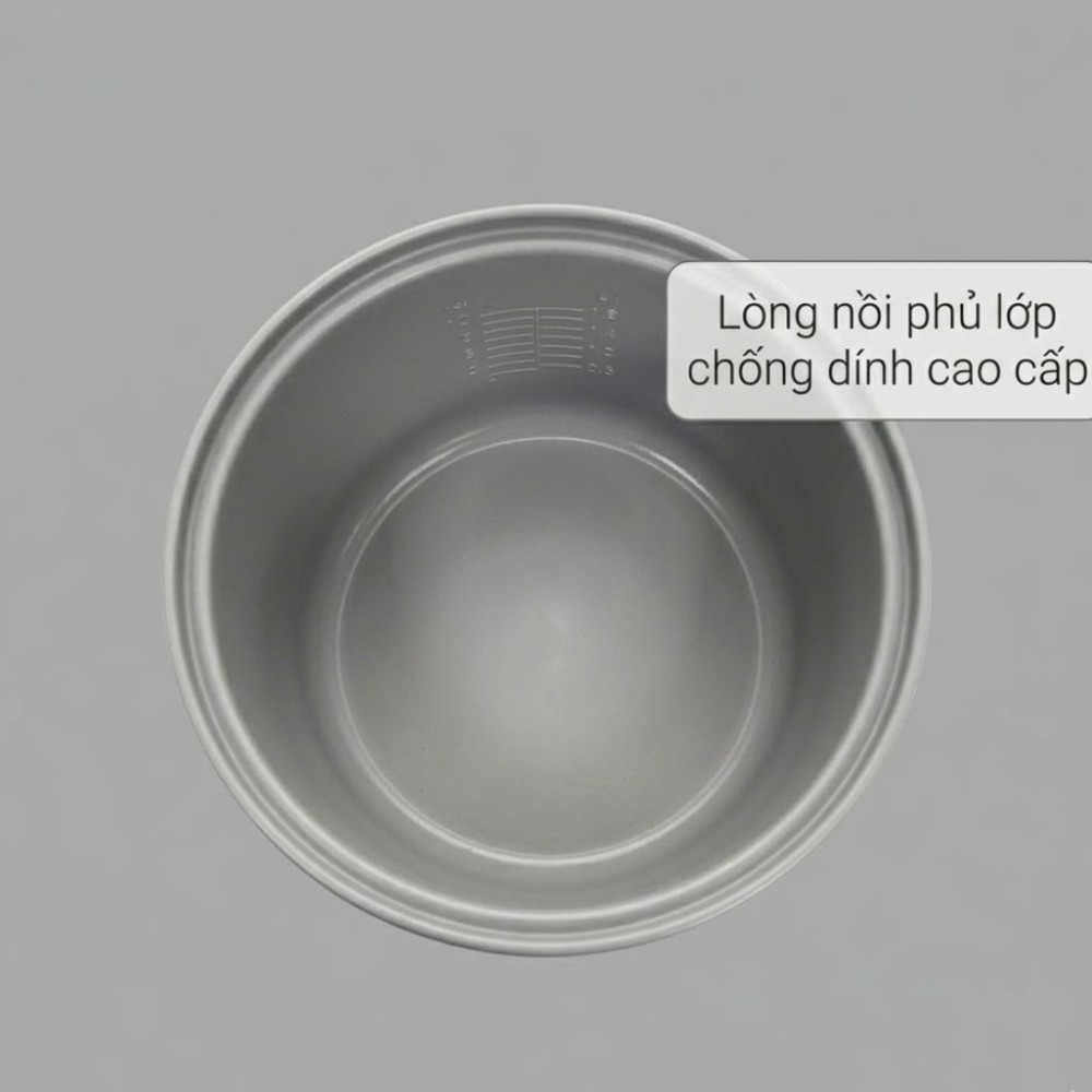 Nồi cơm nắp gài Sharp 1.8 lít KS-PR19ETV-GR - Hàng chính hãng