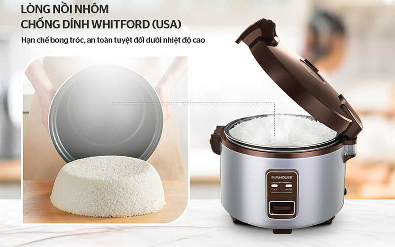 Nồi cơm điện Sunhouse SHD8307 - Hàng chính hãng