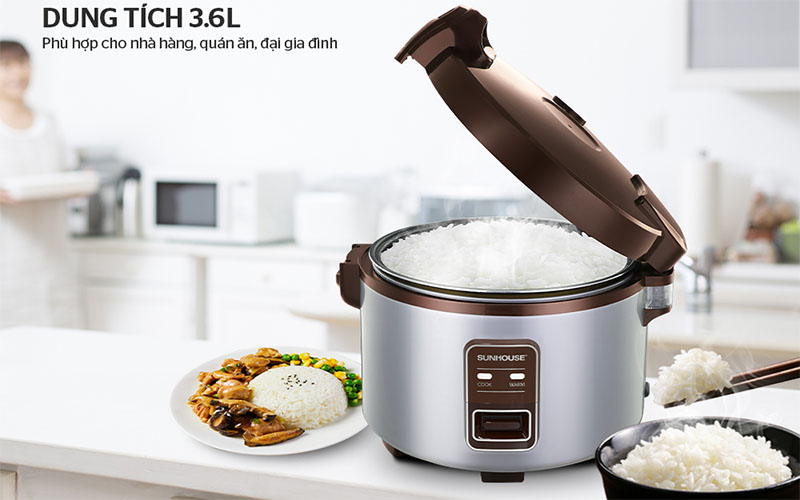 Nồi cơm điện Sunhouse SHD8307 - Hàng chính hãng