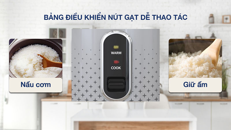Nồi cơm điện nắp gài Sunhouse SHD8624 - Hàng chính hãng