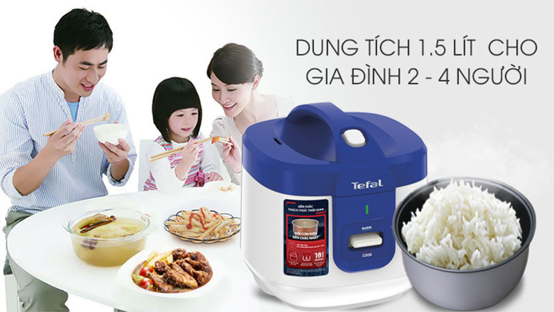 Nồi cơm điện nắp gài Tefal RK361168 - Hàng chính hãng