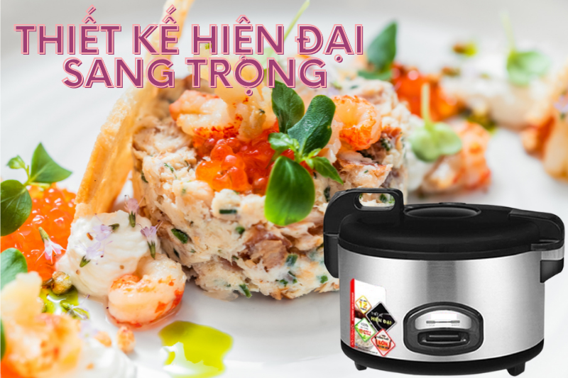 Nồi cơm điện nắp gài Benny BR-46SV - Hàng chính hãng