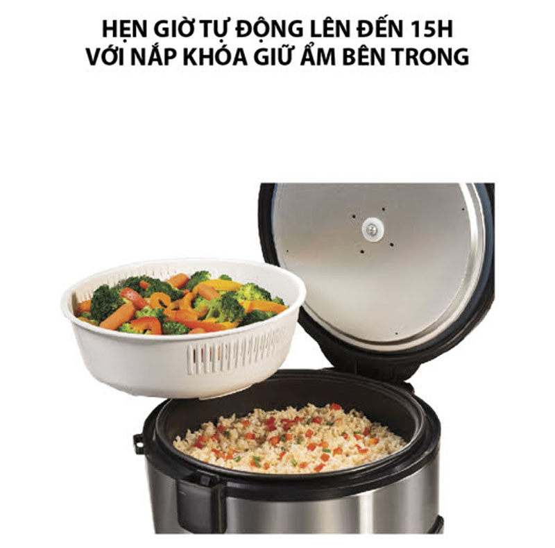 Nồi cơm điện nắp gài Hamilton Beach 37541-IN - Hàng chính hãng