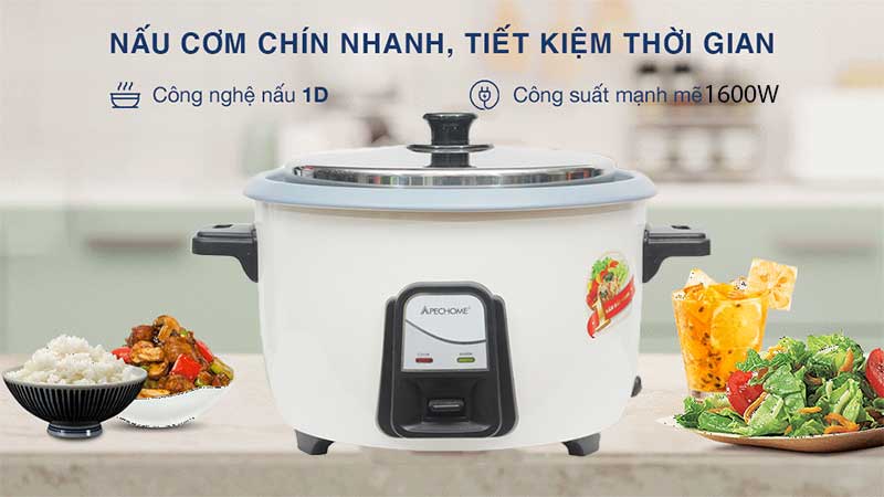 Nồi cơm điện nắp rời Apechome APH-RC160 - Hàng chính hãng