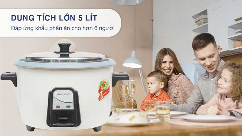 Nồi cơm điện nắp rời Apechome APH-RC160 - Hàng chính hãng