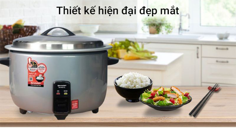Nồi cơm công nghiệp Sharp 9 lít KSH-H90V-SL - Hàng chính hãng