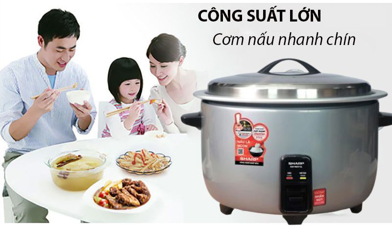 Nồi cơm công nghiệp Sharp 9 lít KSH-H90V-SL - Hàng chính hãng