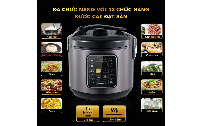 Nồi cơm tách đường La Gourmet 9556704363992 - Hàng chính hãng