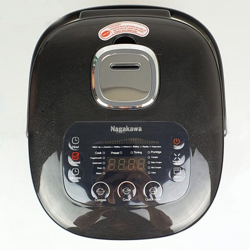 Nồi cơm điện tử 1.5 lít Nagakawa NAG0123 - Hàng chính hãng