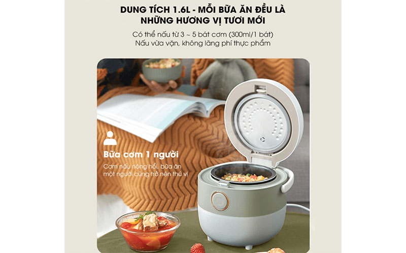 Nồi cơm điện tử Bear SB-NC16L - Hàng chính hãng