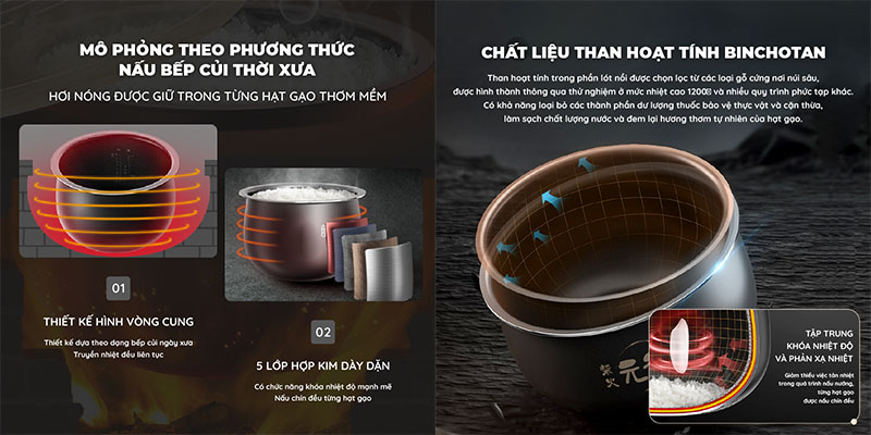 Nồi cơm điện tử Bear SB-NC30B - Hàng chính hãng