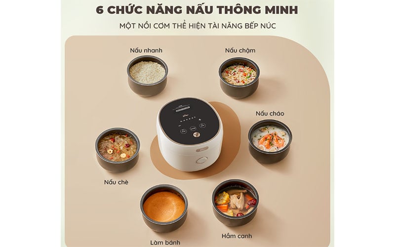 Nồi cơm điện tử Bear SB-NC30B - Hàng chính hãng