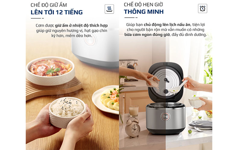 Nồi cơm điện tử Olivo RC86 - Hàng chính hãng